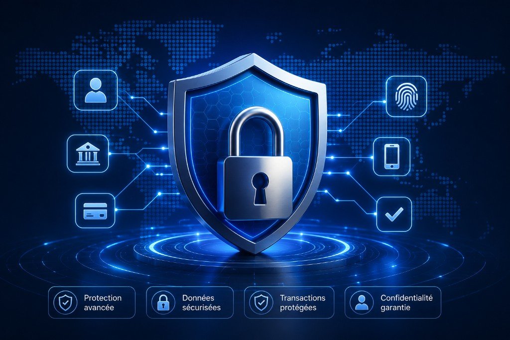Digital banking security — advanced protection, secured data and protected transactions
